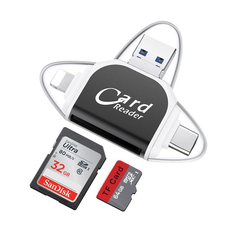 BowLift | Multi-Port 4 in1 Universal SD TF Card Reader