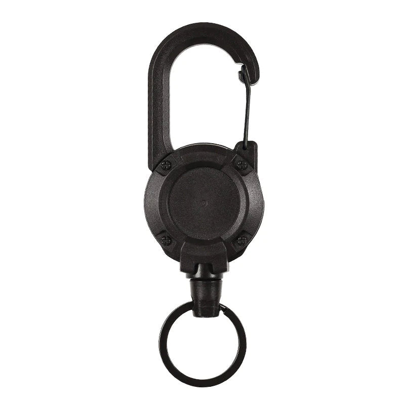 BowLift | Outdoor automatic retractable wire Luya tactical keyring with theft protection