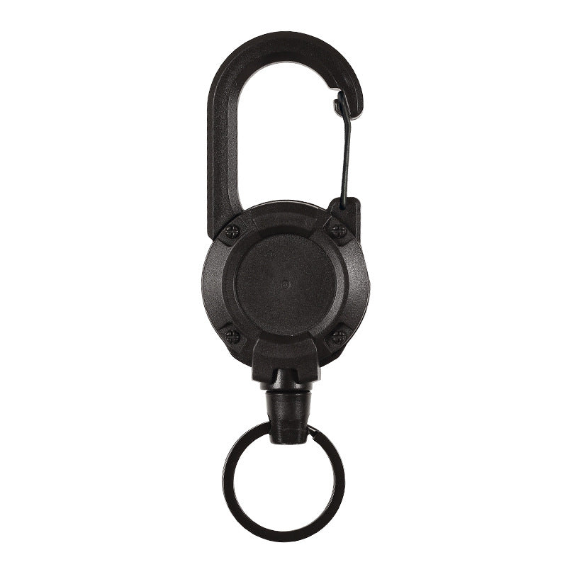 BowLift | Outdoor Automatic Retractable Wire Rope Luya Tactical Keychain