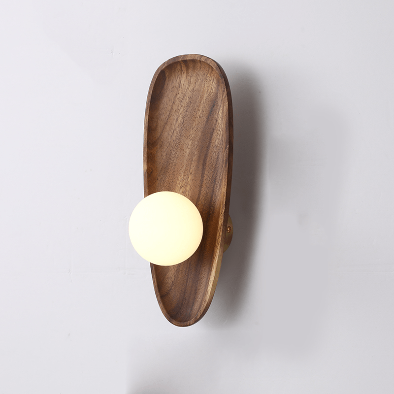 BowLift | Wooden wall lamp, natural light