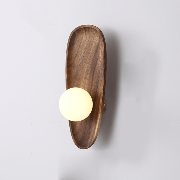 BowLift | Wooden wall lamp, natural light