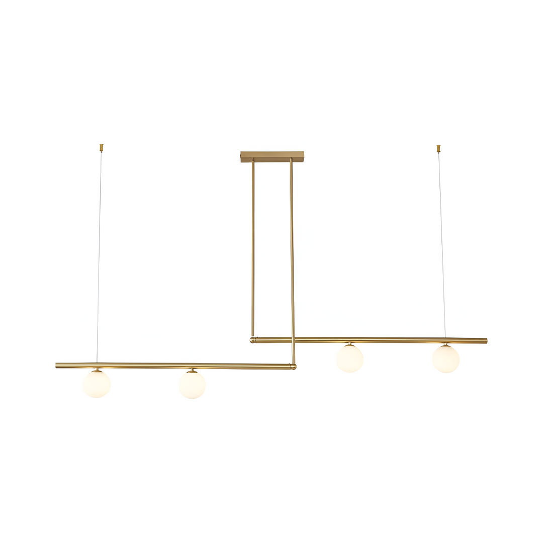 BowLift | Nordic Glass Linear Luxury Pendant Lamp