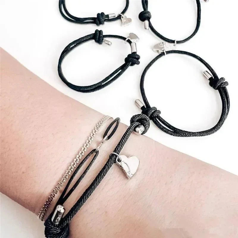 BowLift | 4pc Magnetic Heart Rope Bracelets