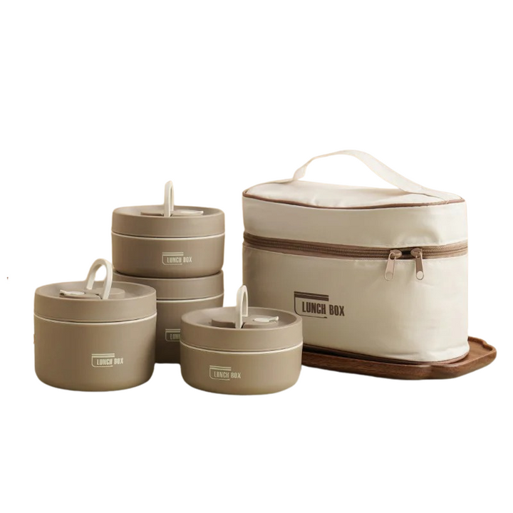 BowLift | Durable Stainless Steel Lunch Box Set | Leak-Proof, Insulated & Perfect for Professionals, Students, and Family Outings