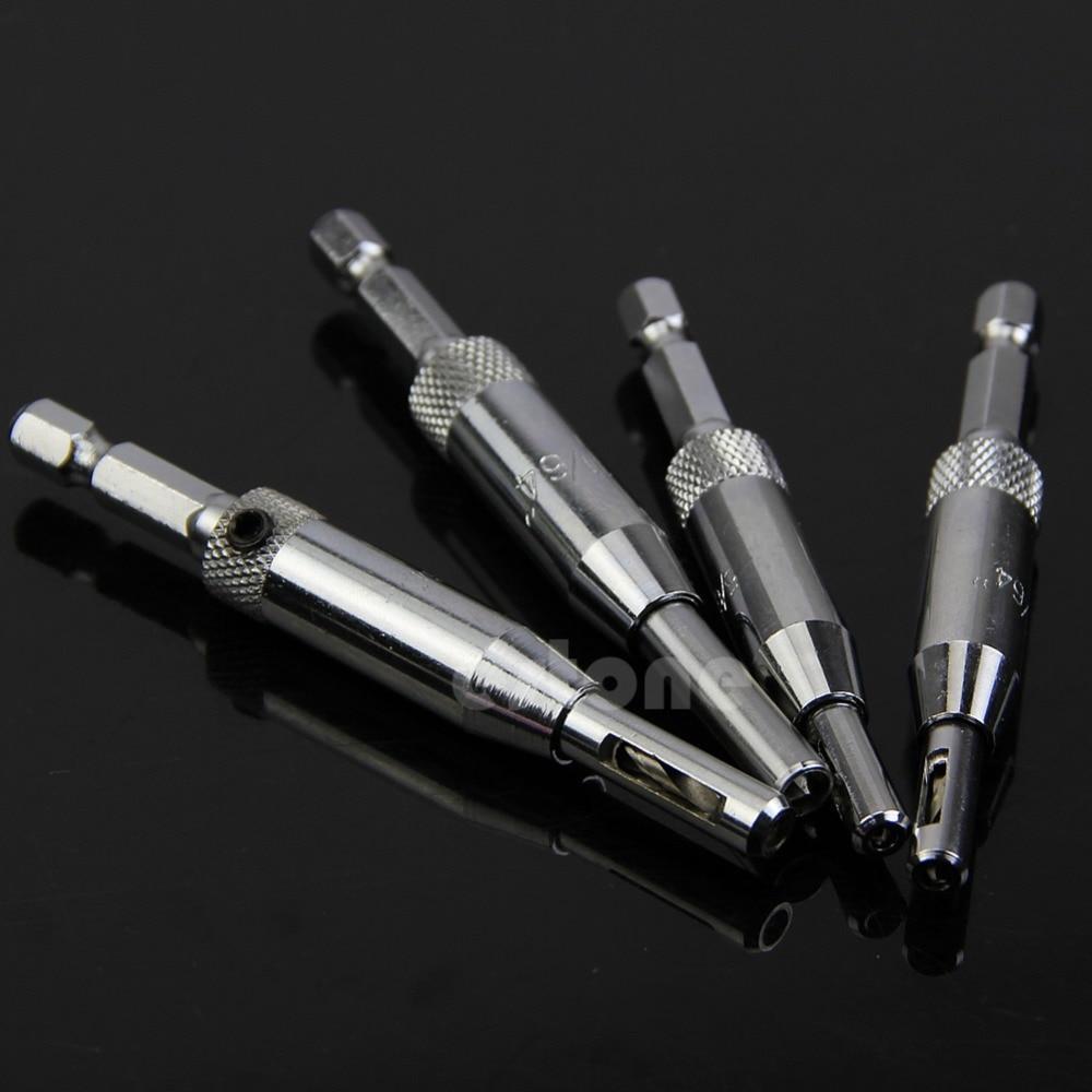 BowLift | No.1 Self-Centering Drill Bits 4x precise Centered Hinge Drill Set