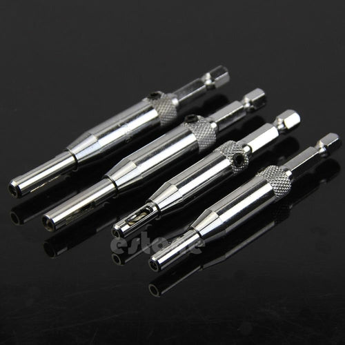 BowLift | No.1 Self-Centering Drill Bits 4x precise Centered Hinge Drill Set
