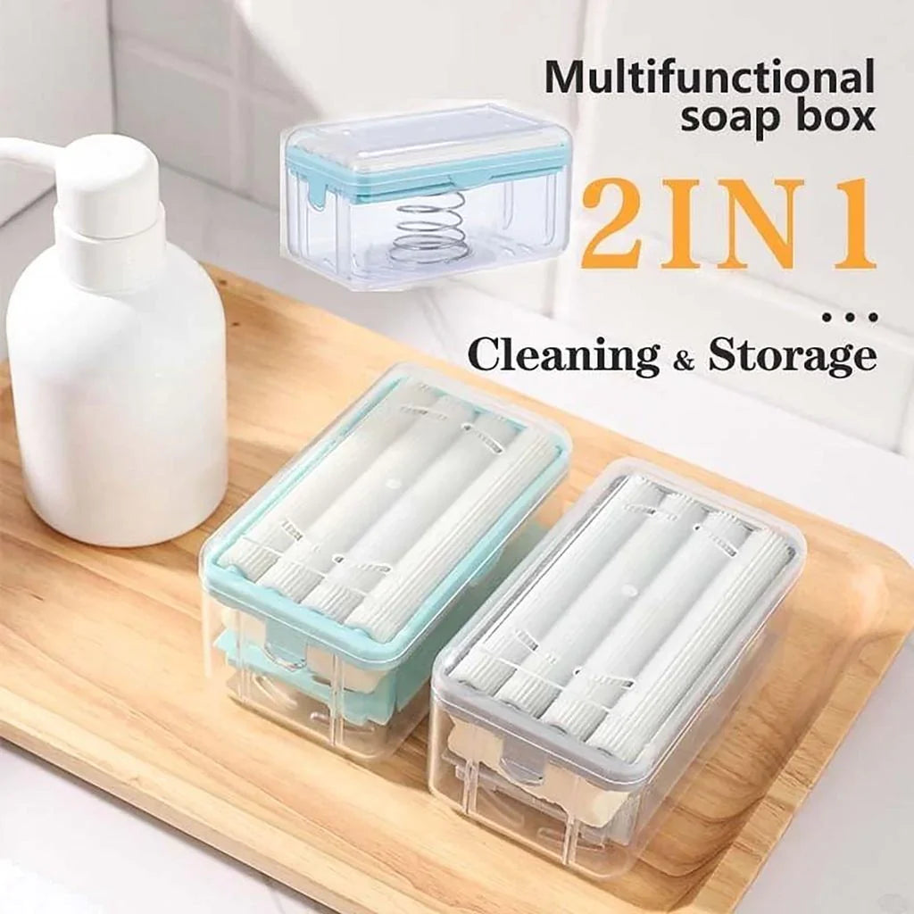 2 In 1 Foaming Soap Box Holder Bowlift