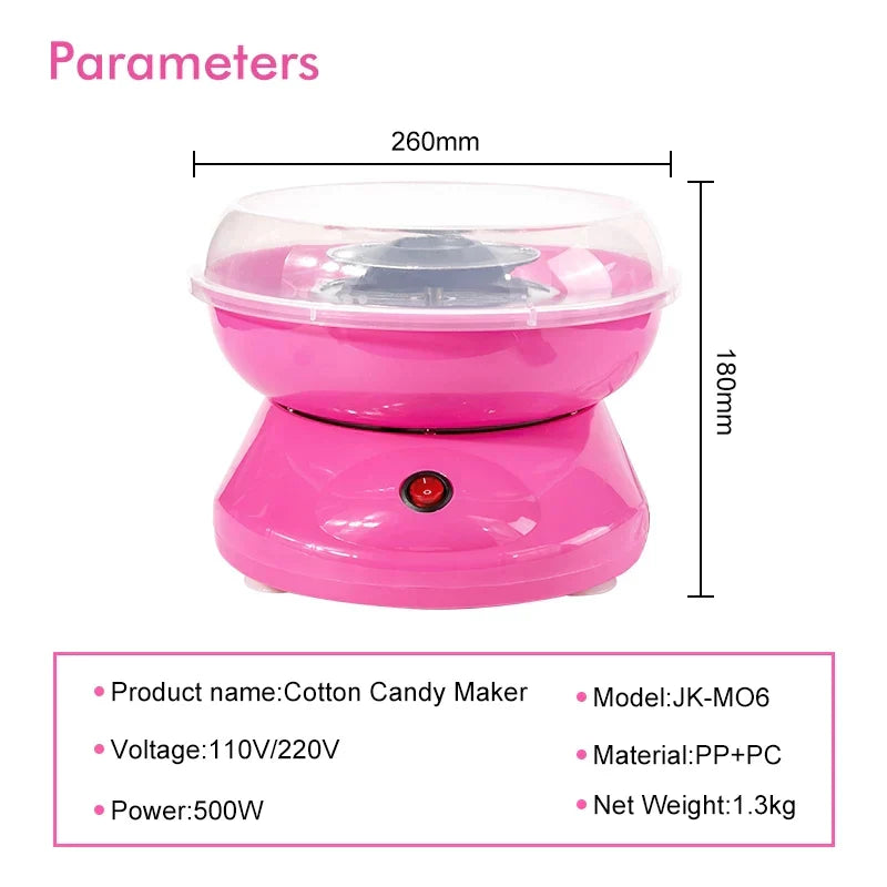 Electric Cotton Candy Making Machine Bowlift