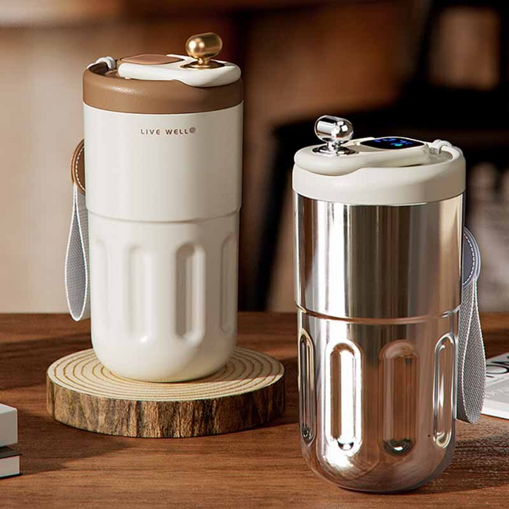 Portable Smart Stainless Steel Coffee Cup | Bowlift