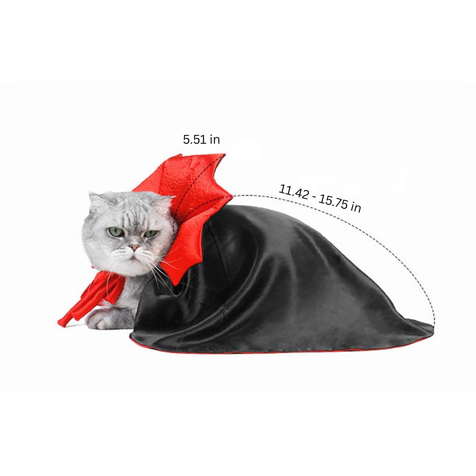 BowLift | Halloween Cape Costume for Cats and Small Dogs – Soft Cloak for Pet Cosplay and Holiday Parties