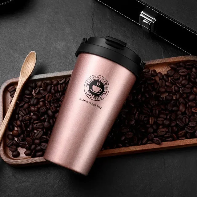 WarmCold Insulation Mug – Stainless Steel Travel Mug 500 ml with Sliding Lid | Bowlift