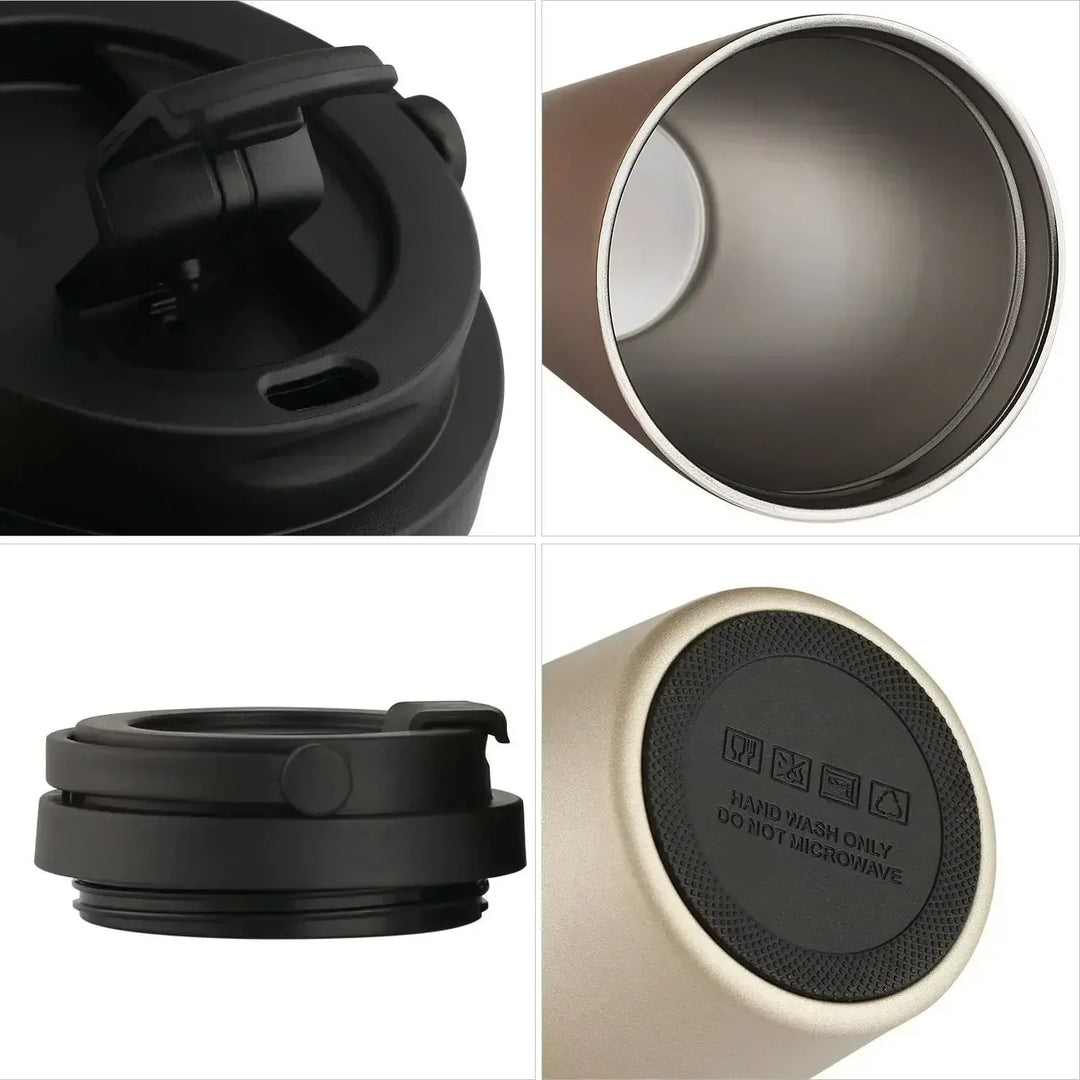 WarmCold Insulation Mug – Stainless Steel Travel Mug 500 ml with Sliding Lid | Bowlift