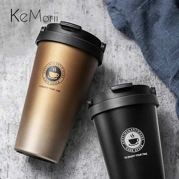 WarmCold Insulation Mug – Stainless Steel Travel Mug 500 ml with Sliding Lid | Bowlift