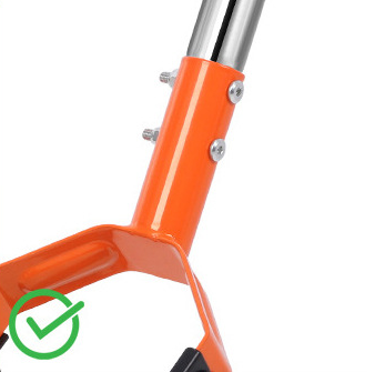 BowLift | Manual Rotary Lawn Edger, 69 Inch Adjustable Stainless Steel Handle Grass and Weed Trimmer