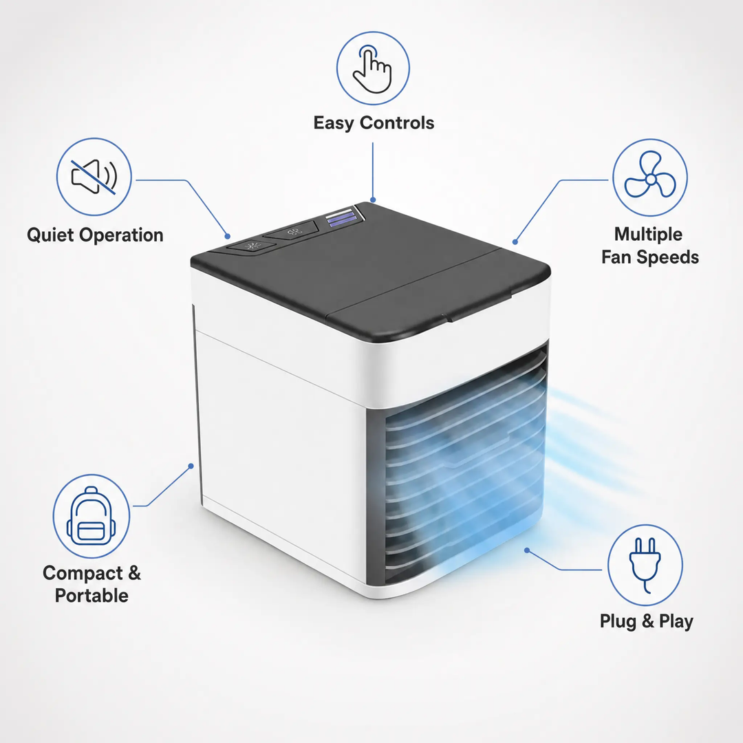 BowLift | Quiet Portable Airconditioner for Home & Office Use