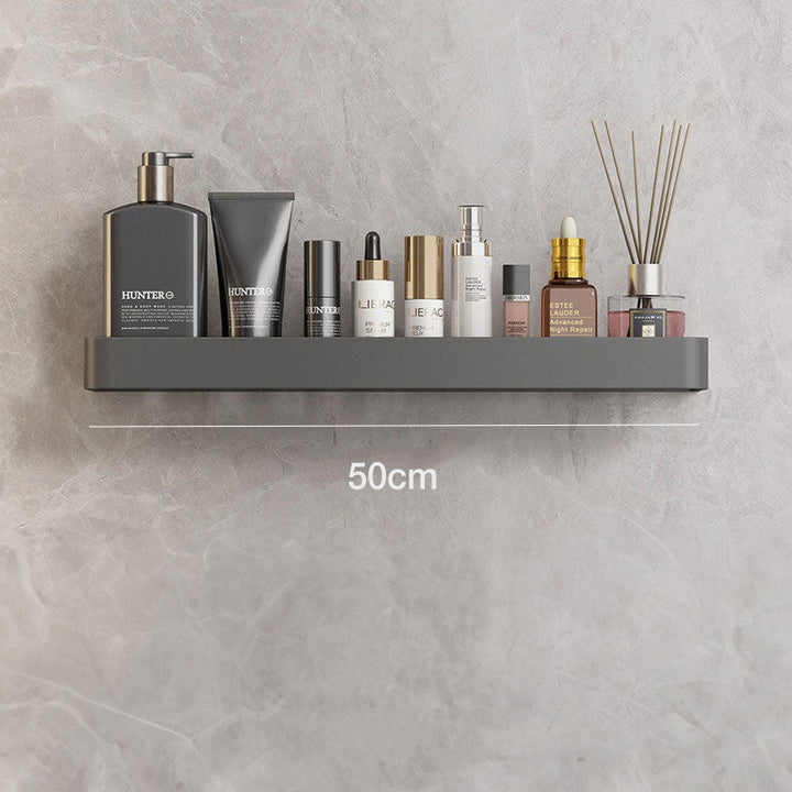 BowLift | Modern Grey Bathroom Shelf – Stylish Wall-Mounted Storage with Optional Towel Rail