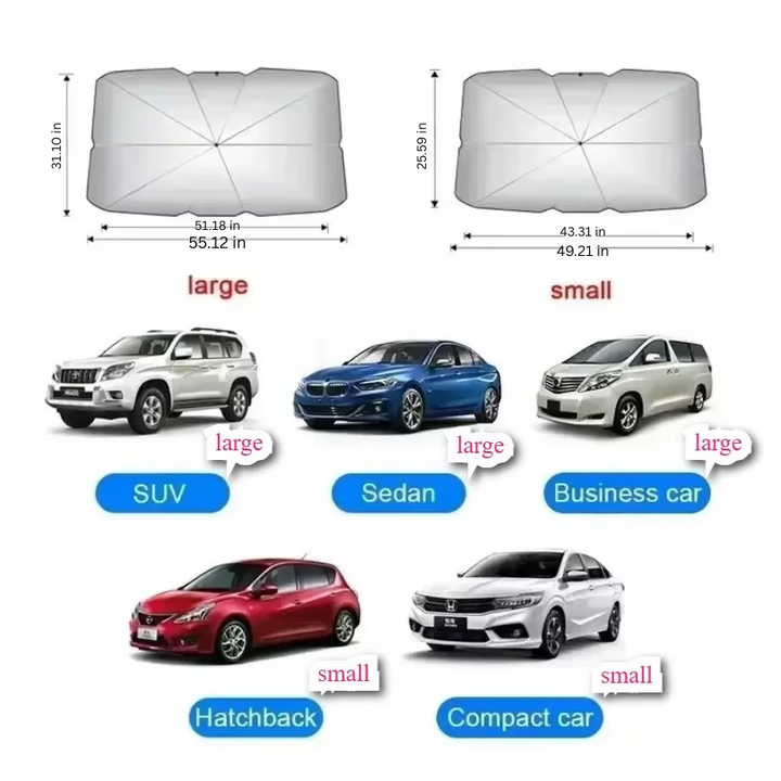 BowLift | Ultimate Car Windshield Sunshade Umbrella