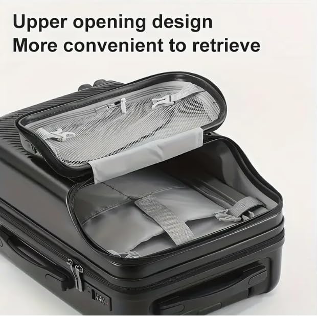Hard Shell Carry-On with Cup Holder, USB Port & TSA Lock | Bowlift