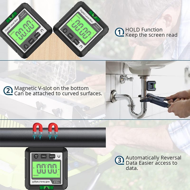 BowLift | Magnetic Digital Inclinometer