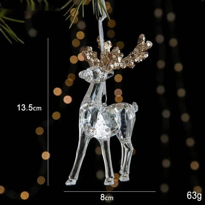 BowLift | Christmas Decorations Sequins Acrylic Transparent Pendant