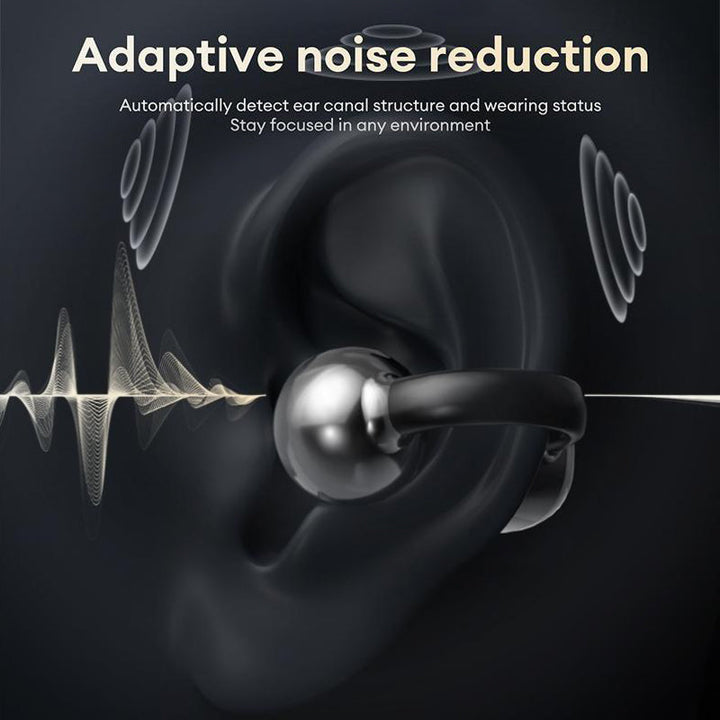 BowLift | Clip-On Ear LCD Full Color Touchscreen Audio Wireless Headphones