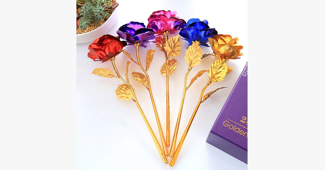 BowLift | 24K Always Gold Plated Rose - Various Colors