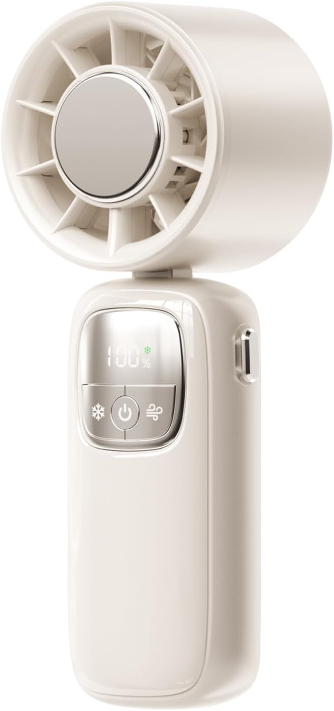 BowLift | Portable Foldable Handheld Fan with LED Display 100 Speeds