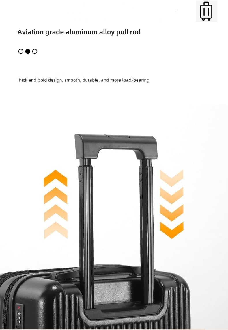 Hard Shell Carry-On with Cup Holder, USB Port & TSA Lock | Bowlift