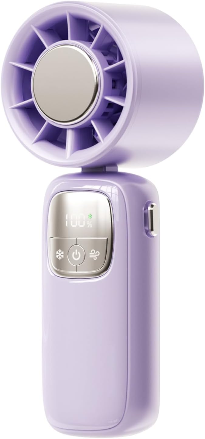 BowLift | Portable Foldable Handheld Fan with LED Display 100 Speeds