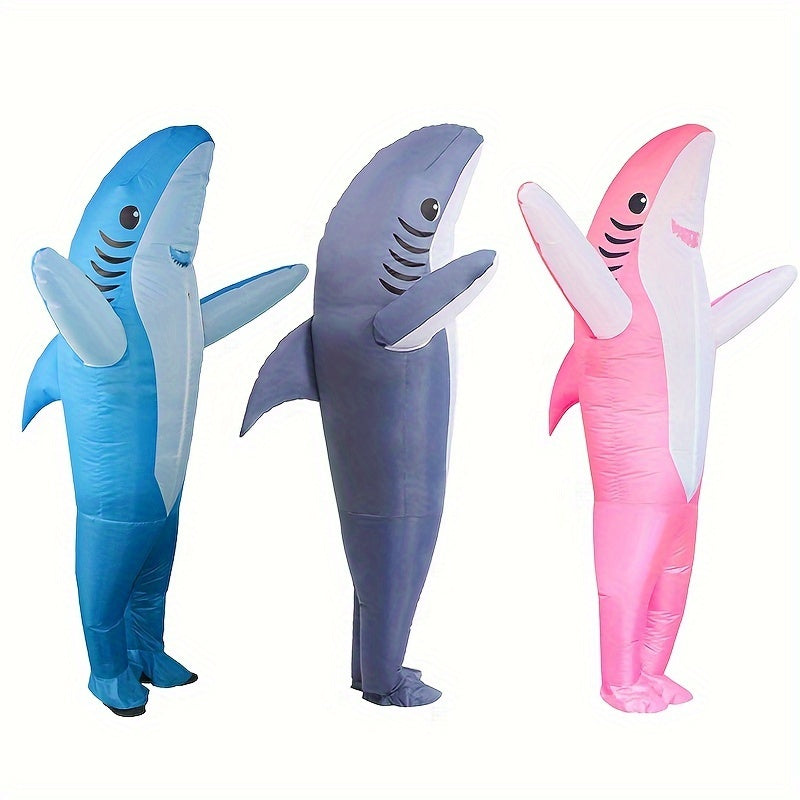 BowLift | Unisex Inflatable Shark Halloween Costume | Funny Full Body