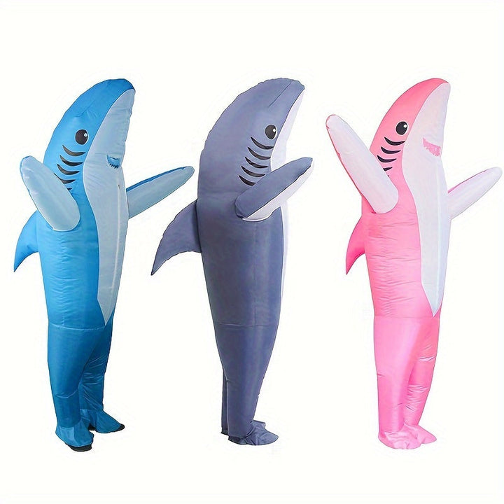 BowLift | Unisex Inflatable Shark Halloween Costume | Funny Full Body