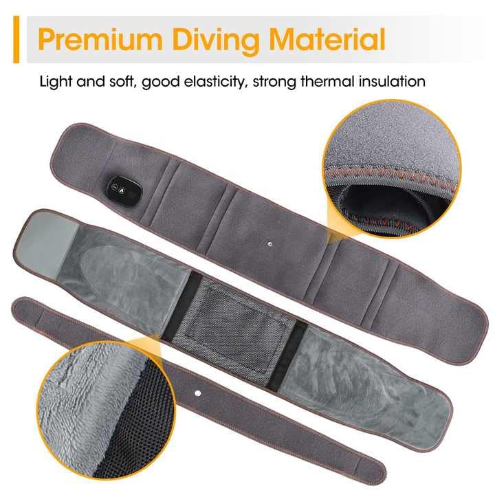 BowLift | Infrared Back Support Belt | Adjustable Heat & Vibration for Pain Relief and Muscle Relaxation