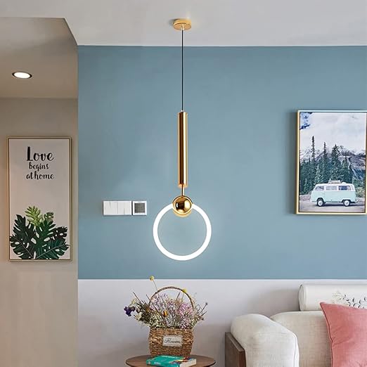 BowLift | LED Pendant Light Fixture - Nordic Design with Simple Style - Ideal for Dining Room, Kitchen, and Living Room Lighting