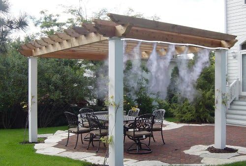 BowLift | Spray irrigation system – Water hose with spray nozzles for refreshing cooling in the garden