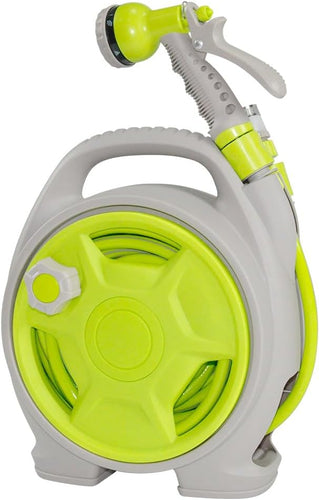 BowLift | Compact Garden Hose Reel Set with 15m Pipe – Corvina
