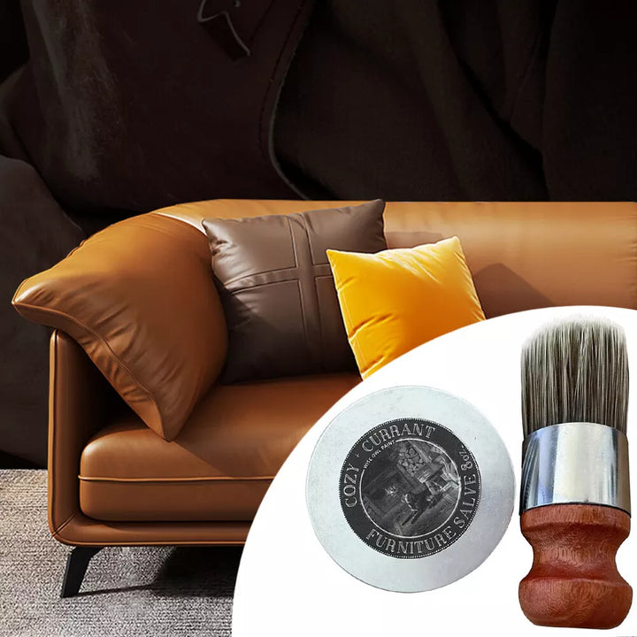 LeatherRevive | Leather furniture cream with brush wood | Bowlift