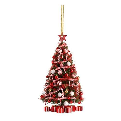 BowLift | Christmas Tree Pendant Holiday Decoration Acrylic Flat Decorations