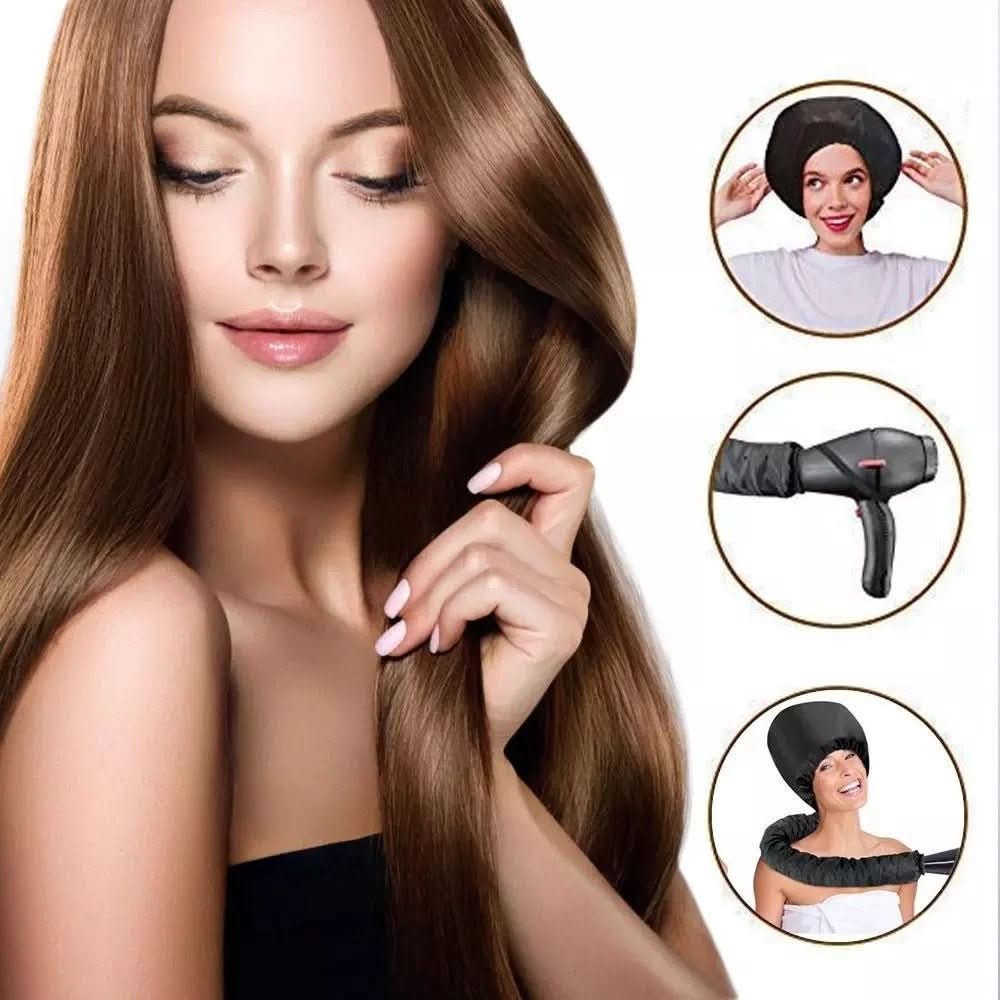 BowLift | Set of 2 hairdryer caps | Fast & gentle drying for home & travelling