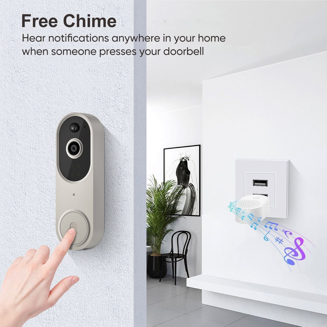 BowLift | Wireless Smart Doorbell Camera – Outdoor Surveillance with HD Night Vision
