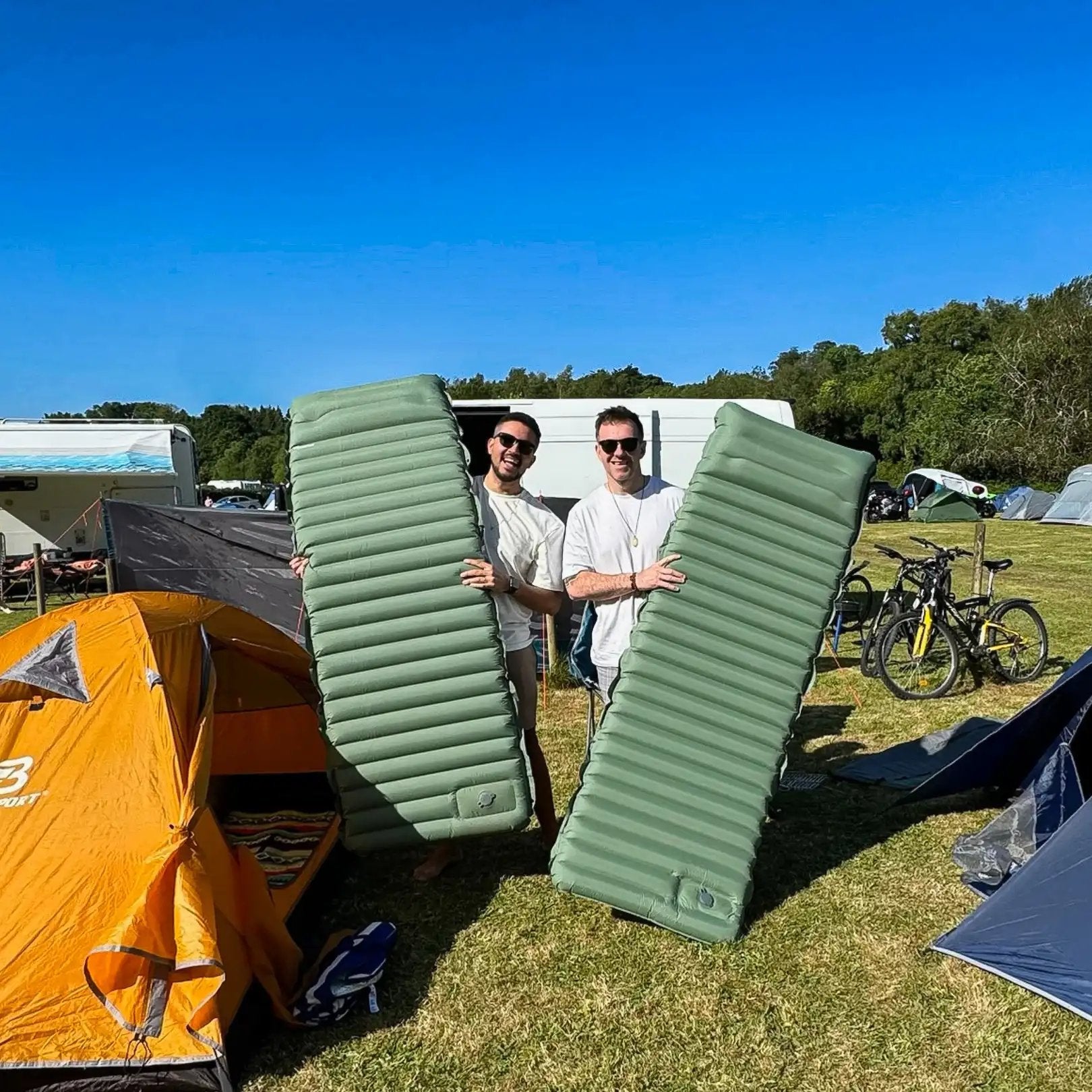 BowLift | GreenCloud Air Sleeping Pad: Ultimate Comfort for Every Adventure