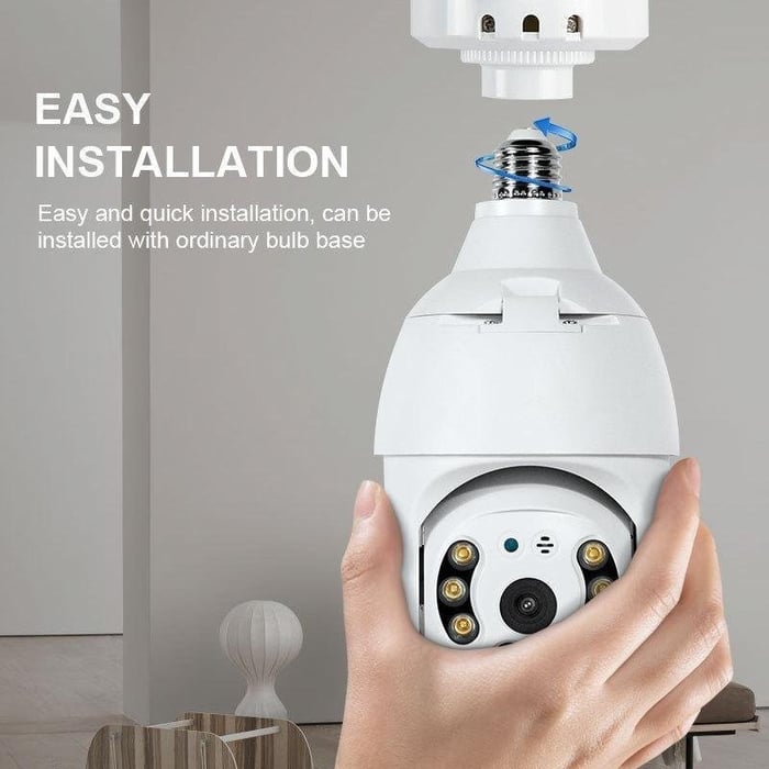 BowLift | Wireless Wifi Lightbulb Camera Security Camera