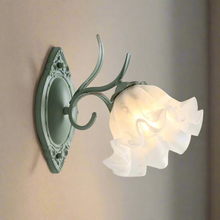 BowLift | LED Lily of the Valley Flower Wall Lamp - Decorative Floral Light Fixture for Living Room & Bedroom Decor