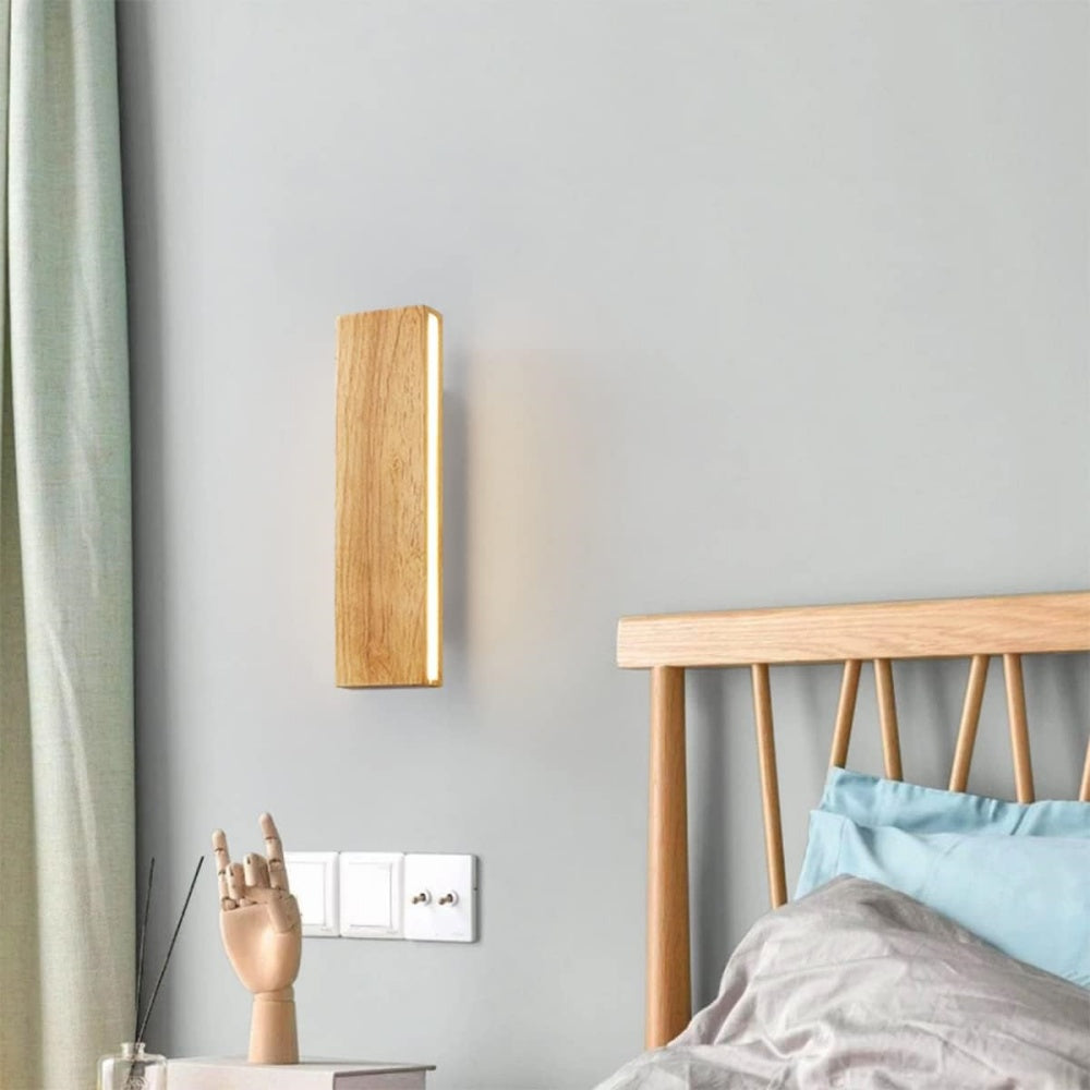 BowLift | Wall Light With Rotatable Wood LED Design