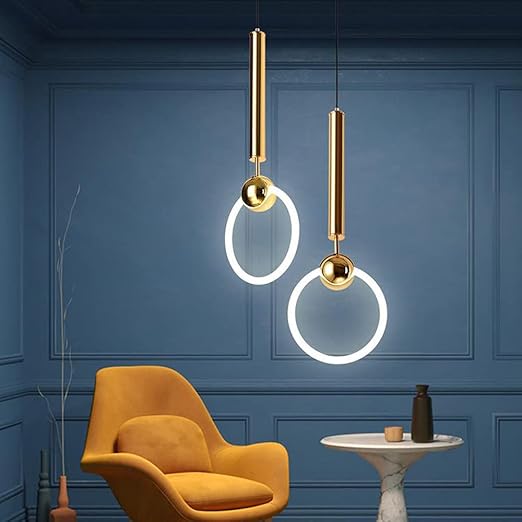BowLift | LED Pendant Light Fixture - Nordic Design with Simple Style - Ideal for Dining Room, Kitchen, and Living Room Lighting