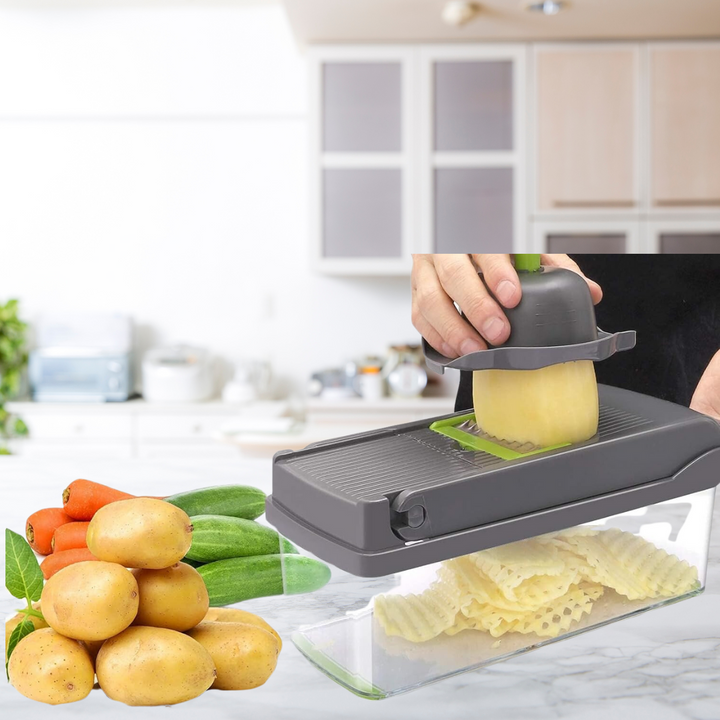 13-in-1 Vegetable Cutter | Faster when Cooking | Bowlift
