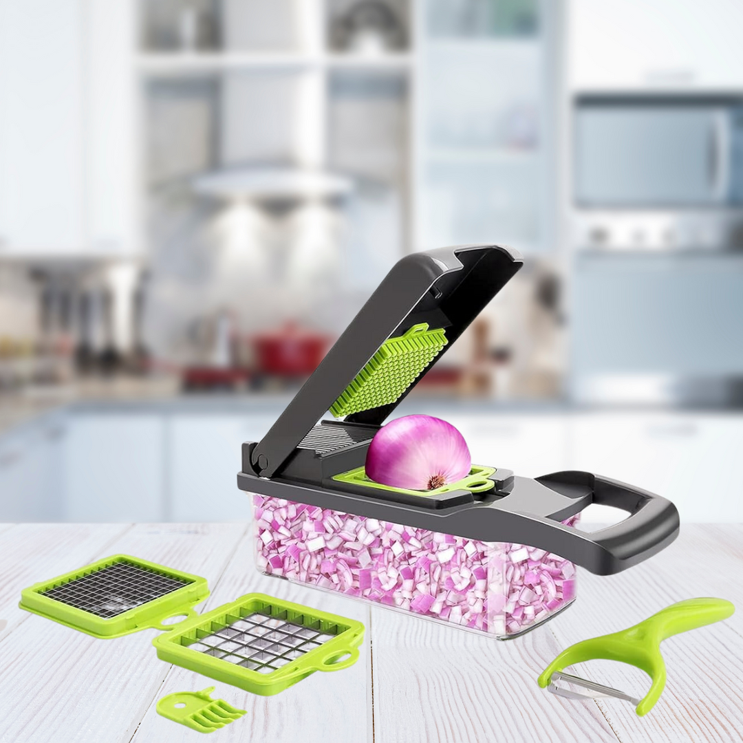 13-in-1 Vegetable Cutter | Faster when Cooking | Bowlift
