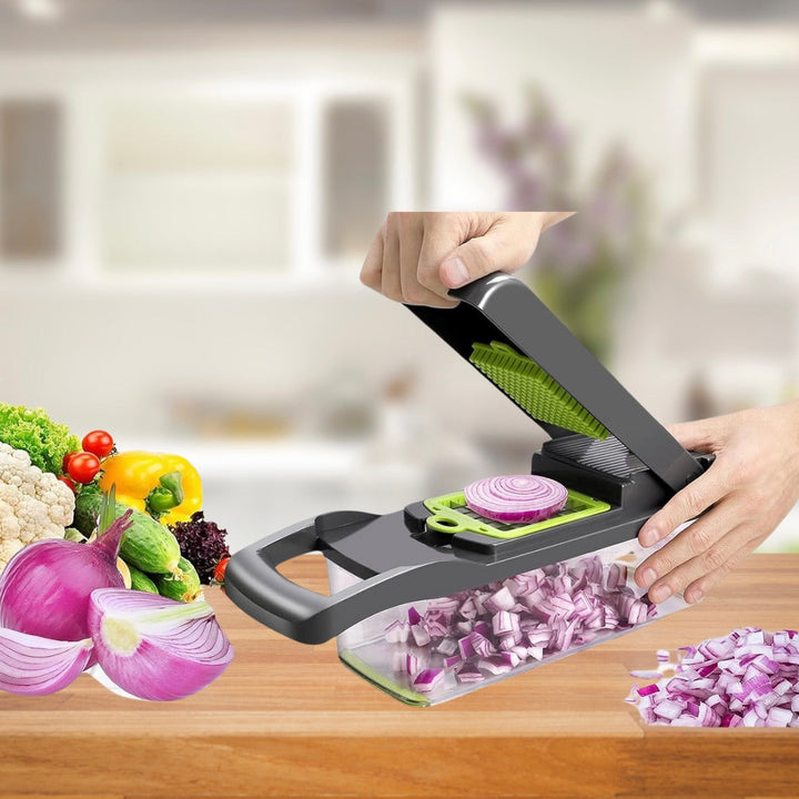 13-in-1 Vegetable Cutter | Faster when Cooking | Bowlift