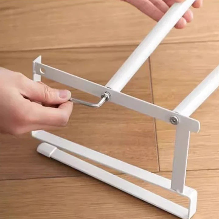 Under-shelf storage without drilling – adjustable 30–50 cm | Bowlift