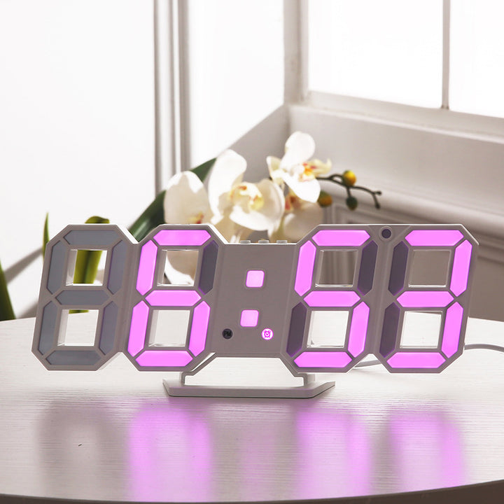 Digital LED Clock with Large Display and Sleep Mode Bowlift