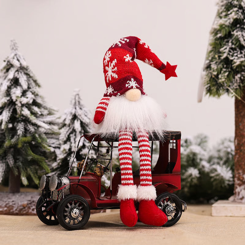 BowLift | Christmas Elf with LED Light | Handmade Decoration Figure | Nordic Design